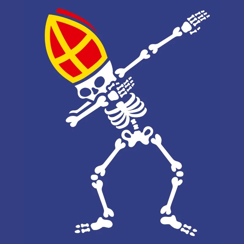 Dab Sinterklaas dab squelette Saint dabbing dabbing