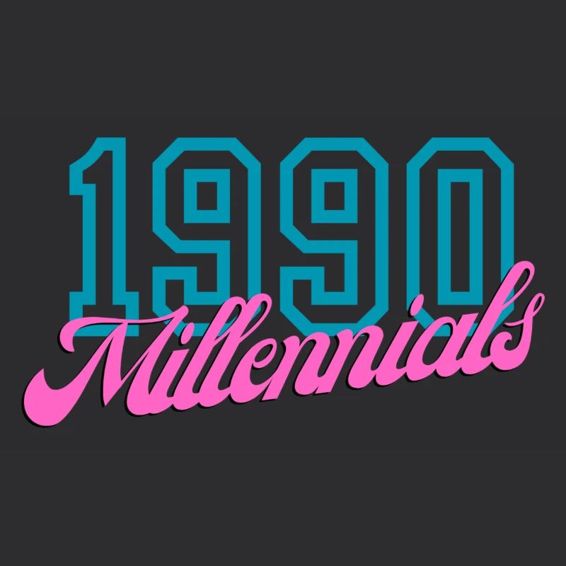 Retro 1990 Millennial Digital Style Design