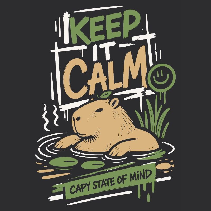Keep It Calm Capy State Mind