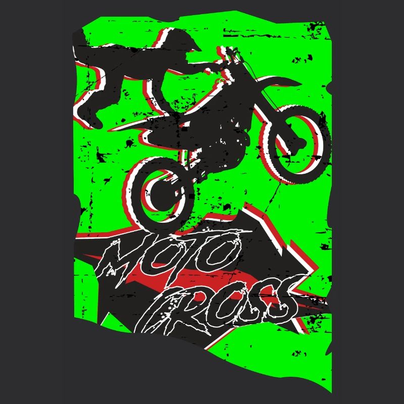 Cascade de motocross