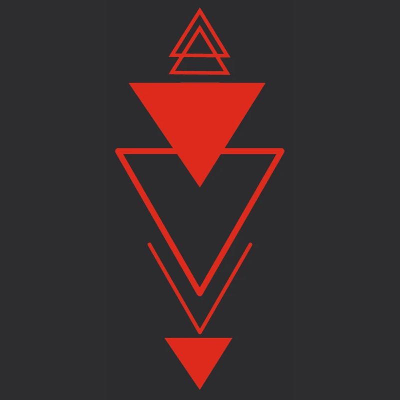 Triangular symbol (red)