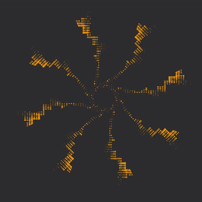 Firework pixel gyroscopic wind turbine