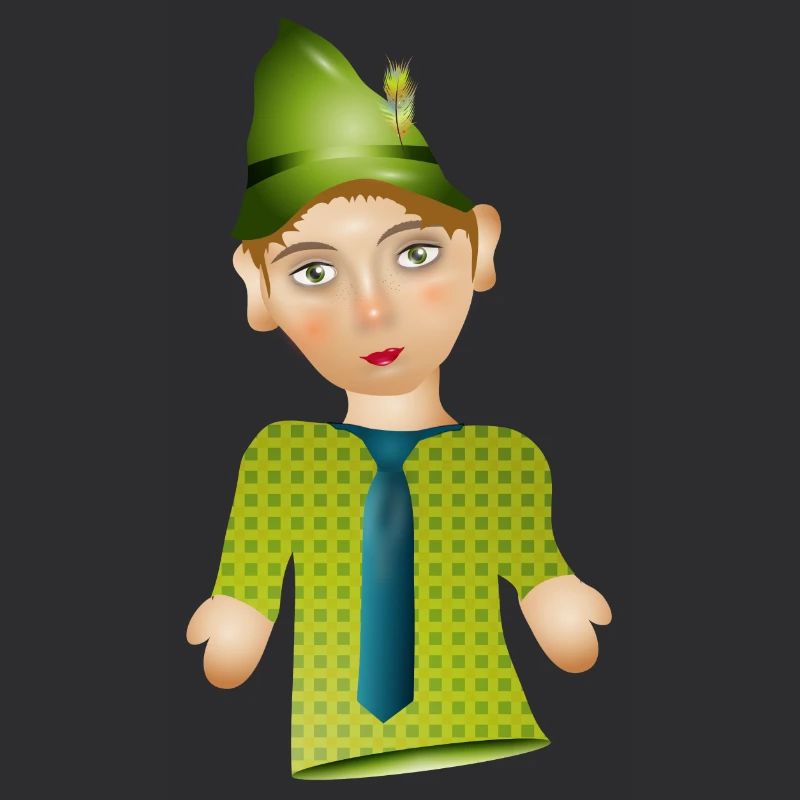 Der Seppel oder auch Seppl als Puppen Figur