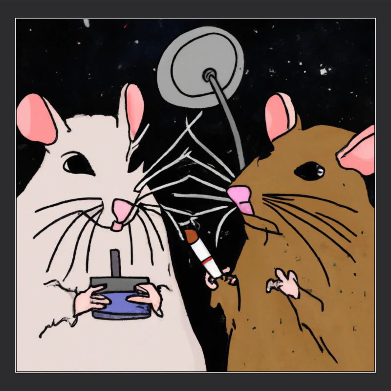 Fumer des rats dans l’espace.