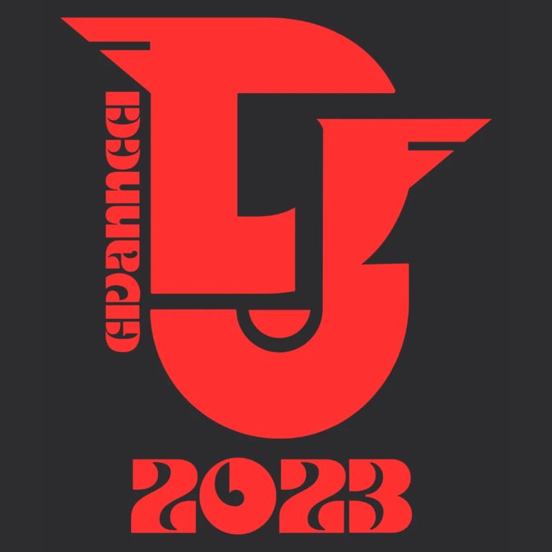 Red Retro Large Logo 2026