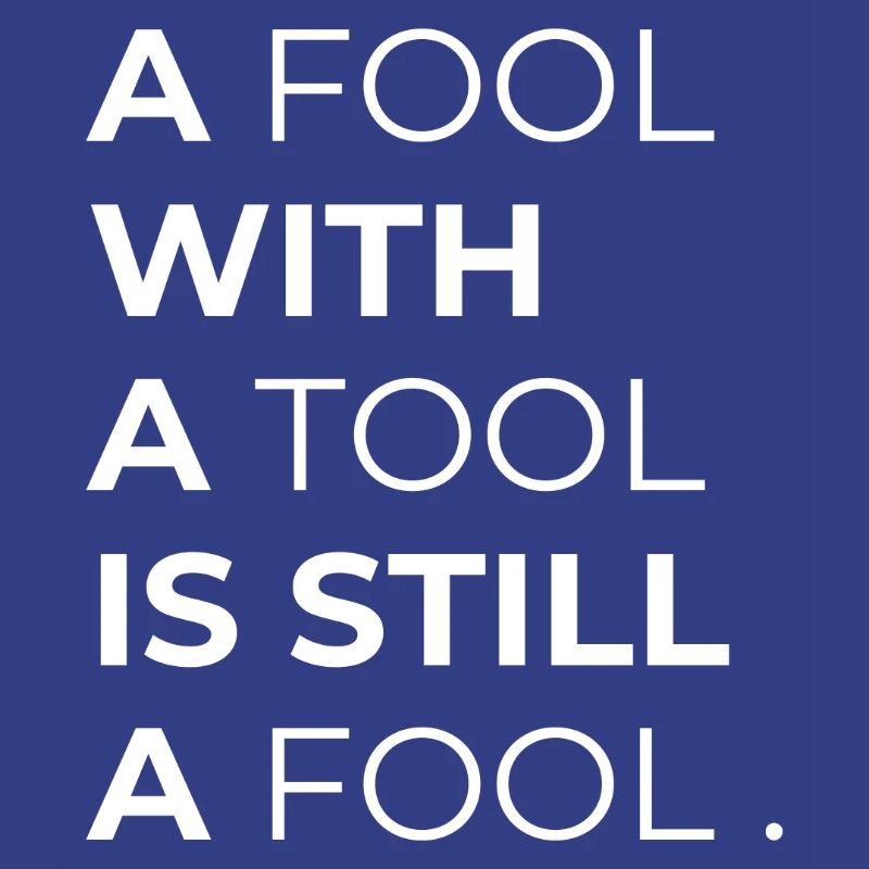 Toolwise Fool : Typographie audacieuse
