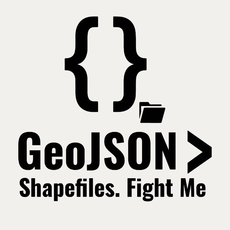 GeoJSON Shapefiles GIS Data Format Debate