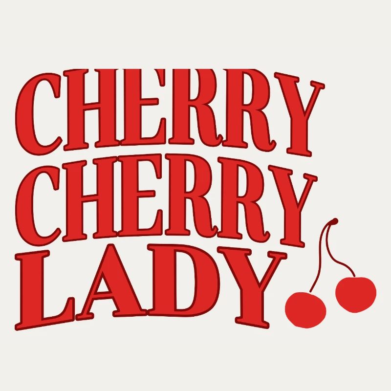 Cherry Lady Retro Script Typography