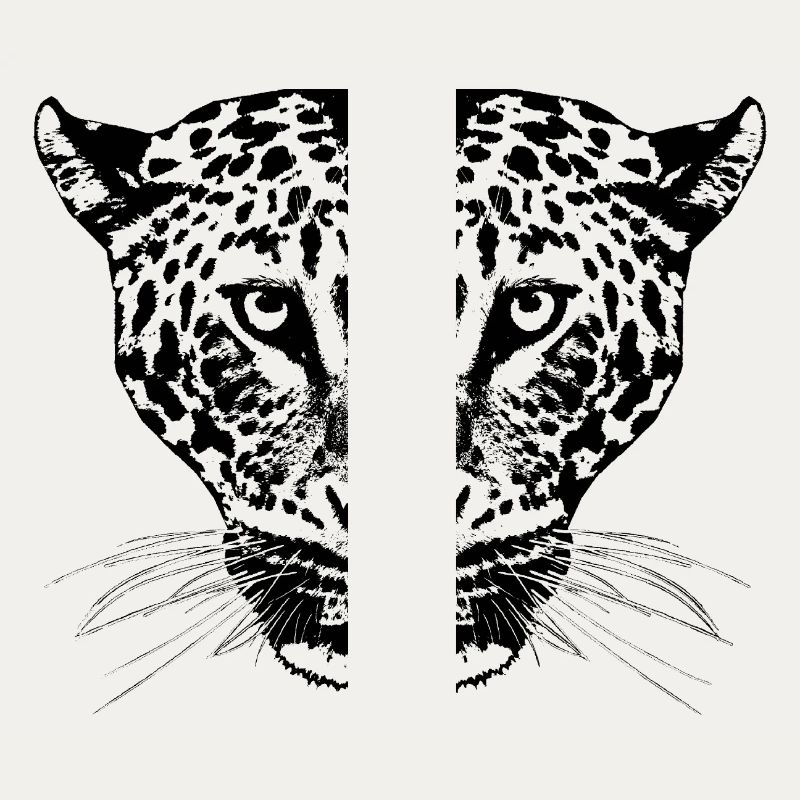 Léopard / Tête