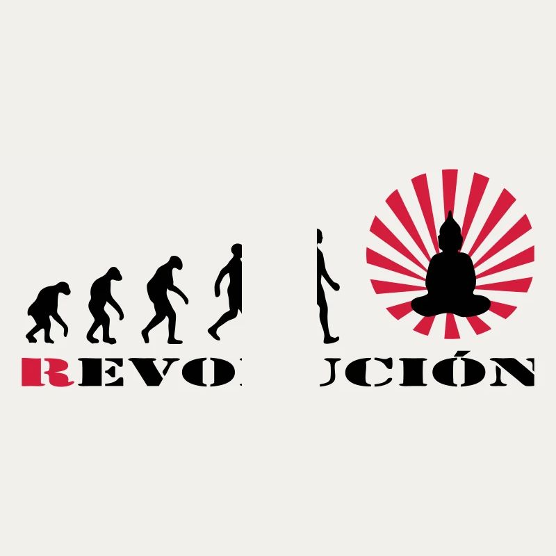 Darwin, évolution, révolution, éclairé, Bouddha,
