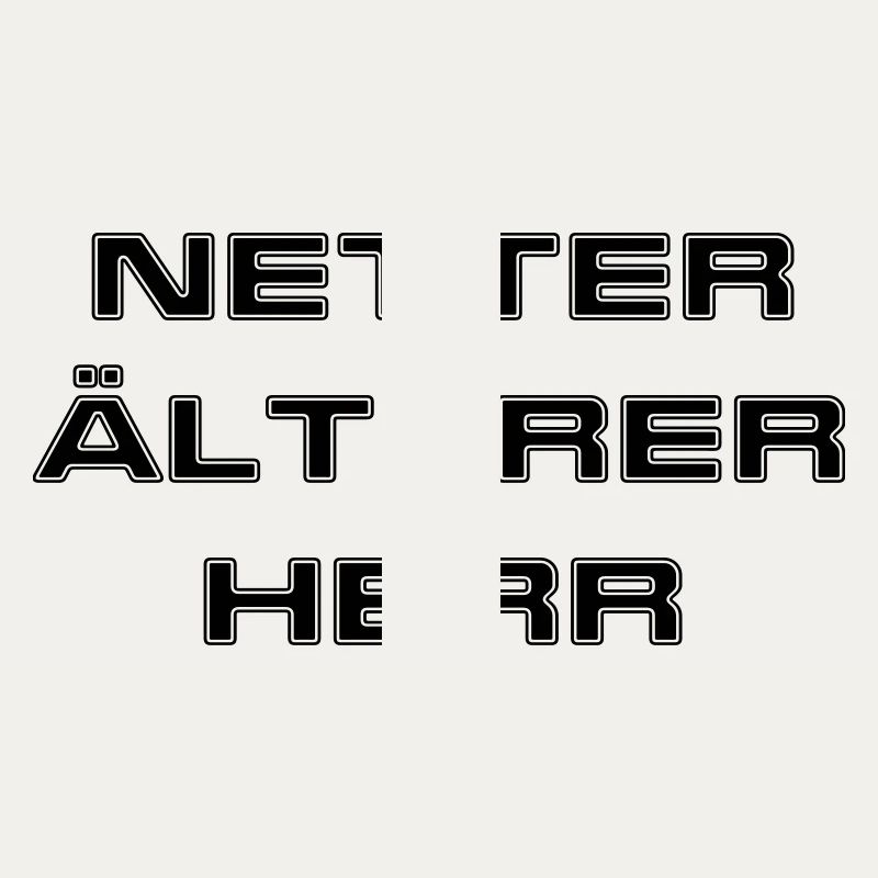 Netter älterer Herr