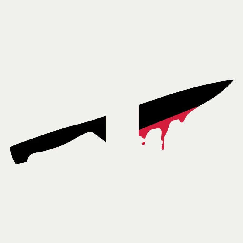 messer, klinge, blut,