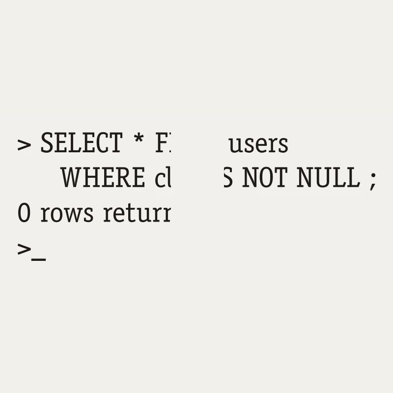 SQL No Clue