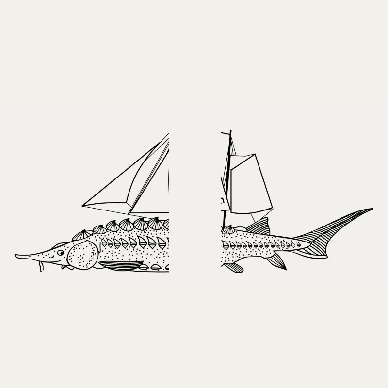 Fisch mit Segeln