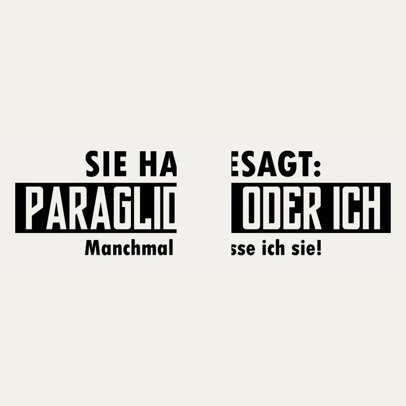 paragliding oder ich