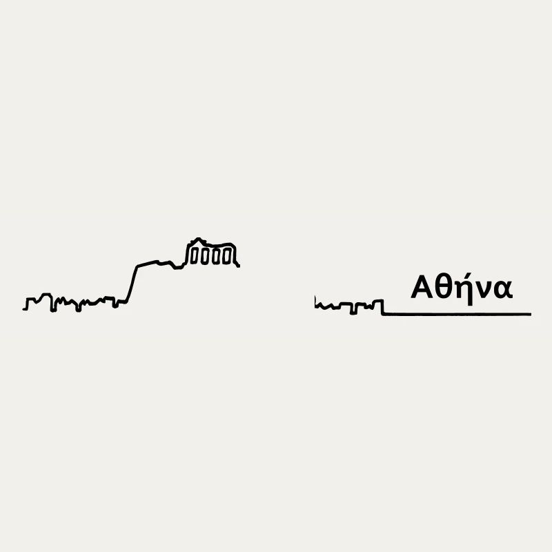 athens Αθήνα skyline