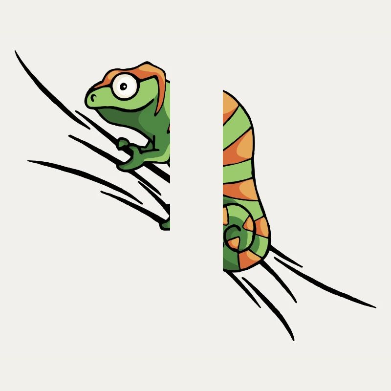 caméléon couleur