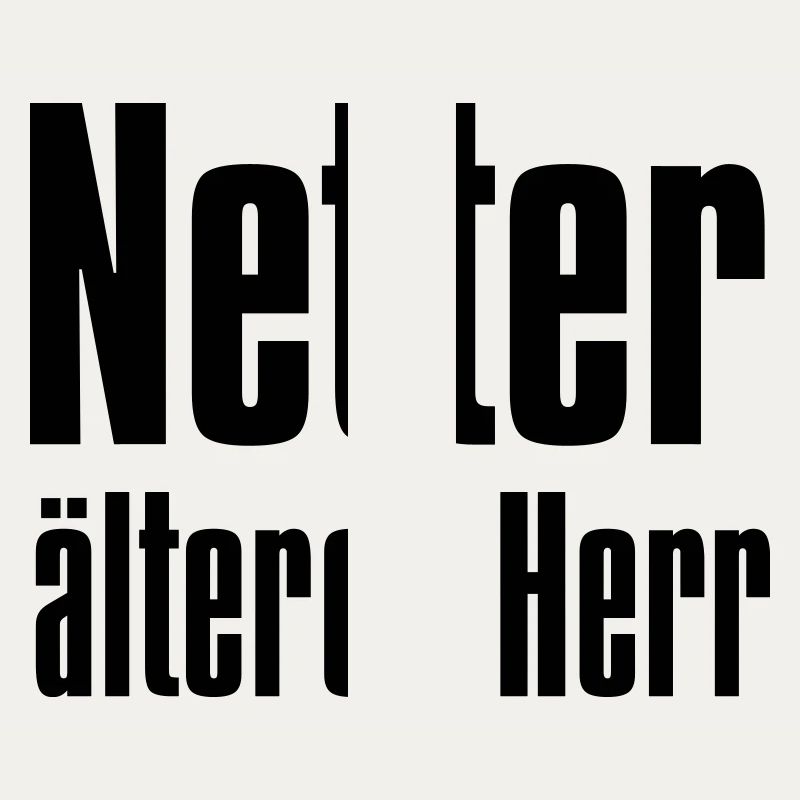 netter, älterer Herr