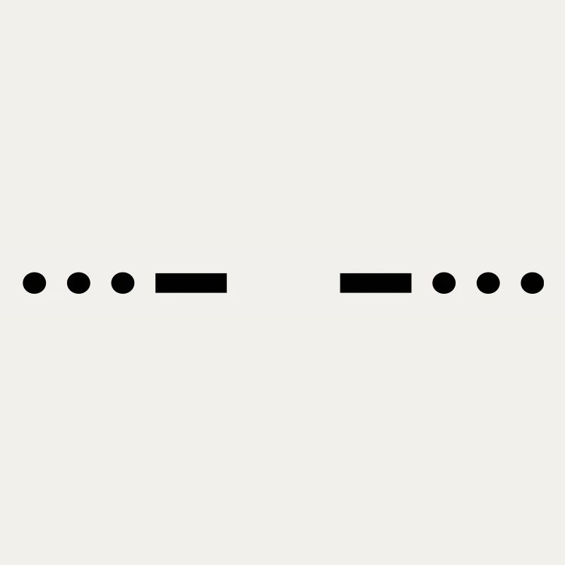 Morse code SOS