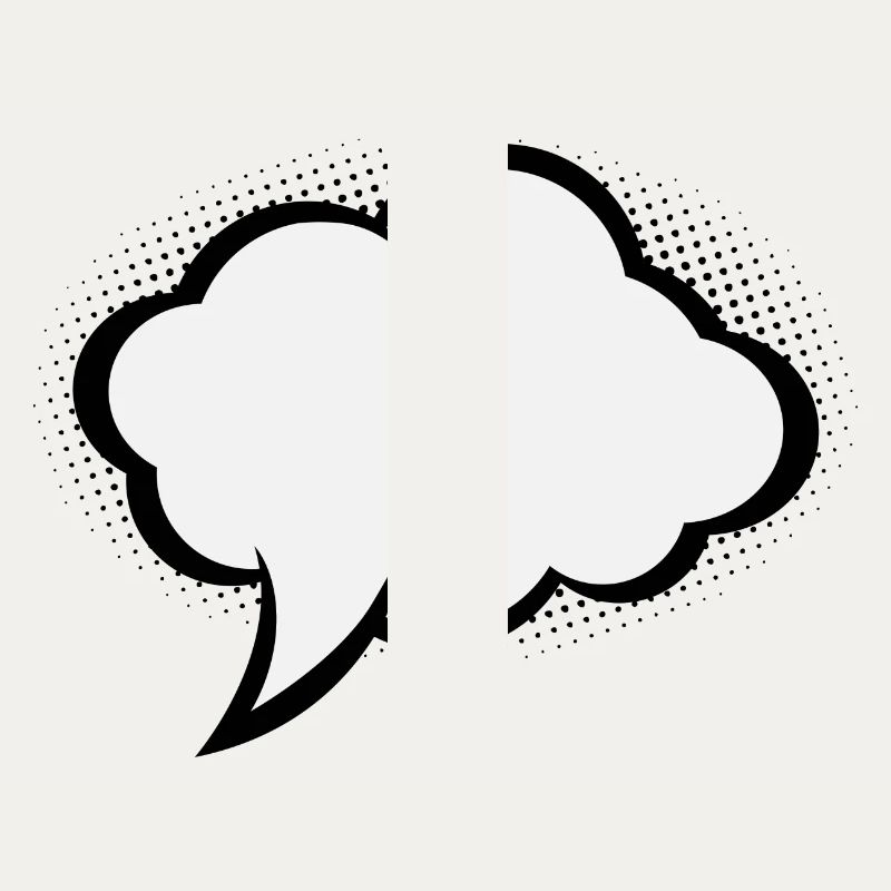 Comic speech bubble