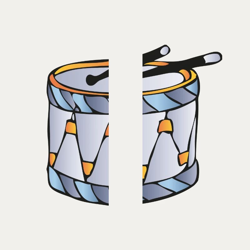 drums drawing