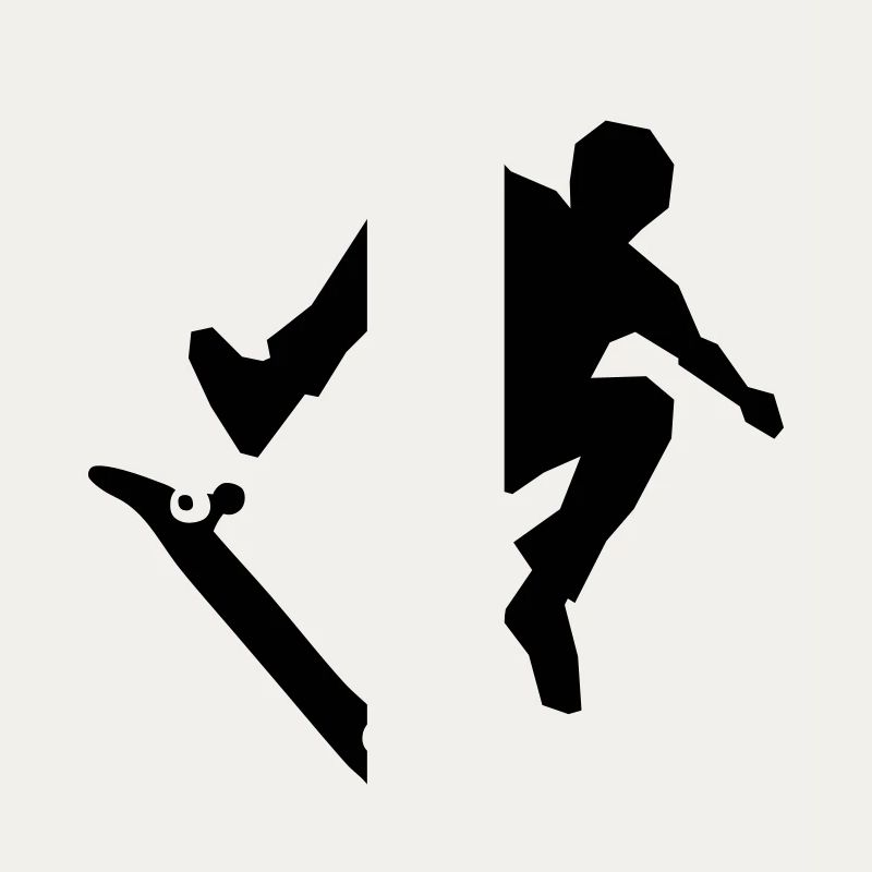 Skateboarder on skateboard