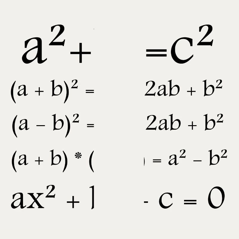 Mathématiques / Math / Formule