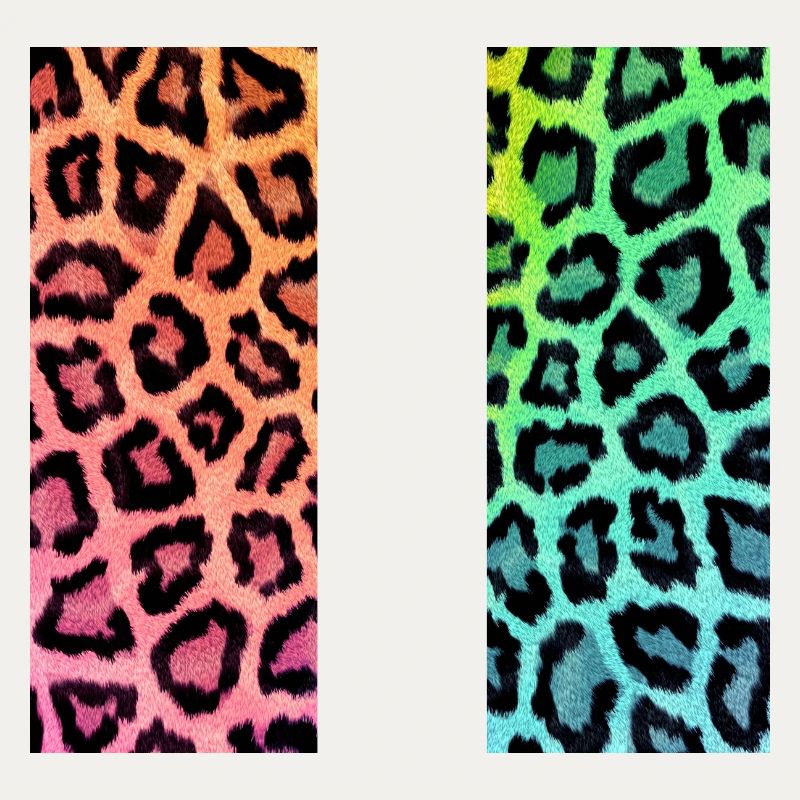 Motif peau de léopard léopard