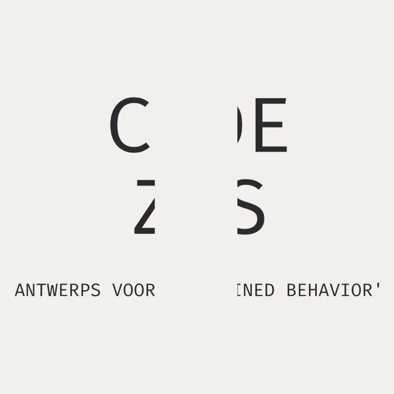 Anvers : « Code Zès ! » – Chemise Tech Dialect