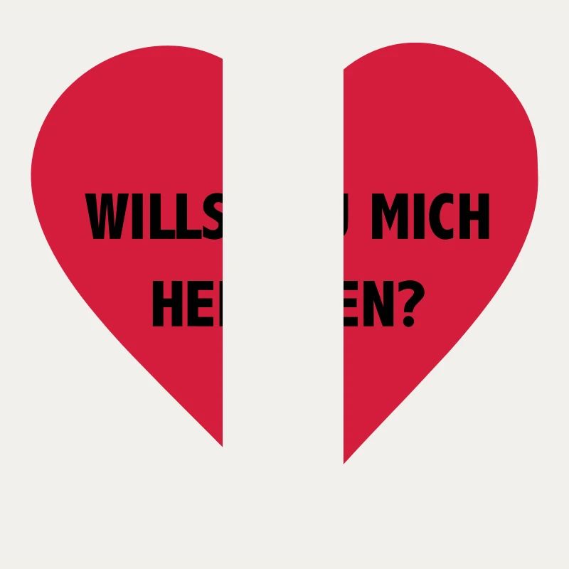 willst du mich heiraten?