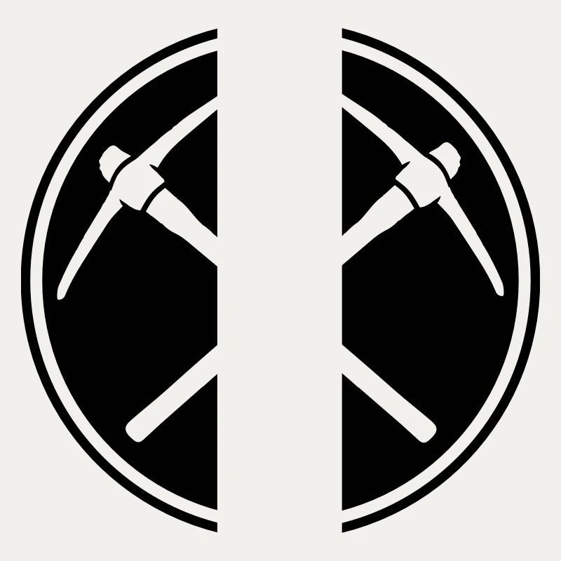 conception cercle timbre bouton rond 2 croix logo