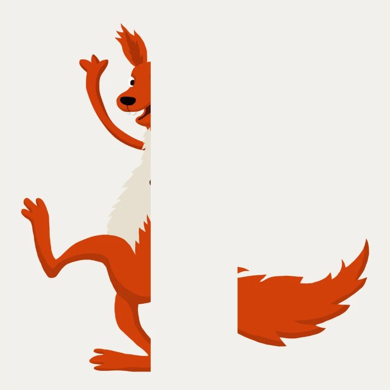 Eichhörnchen mit Eichel