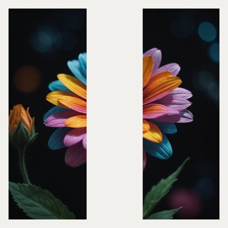 Bunte Blume