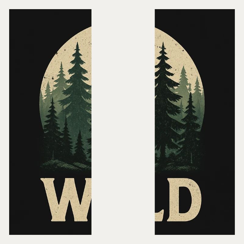 Conception de forêt de sapins