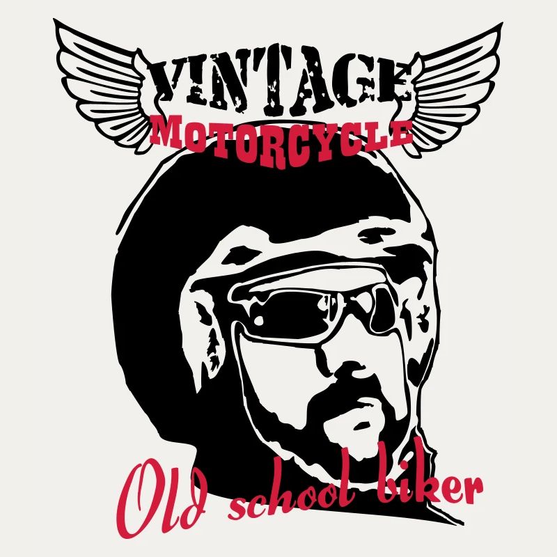 Old Biker Motorcycle 1