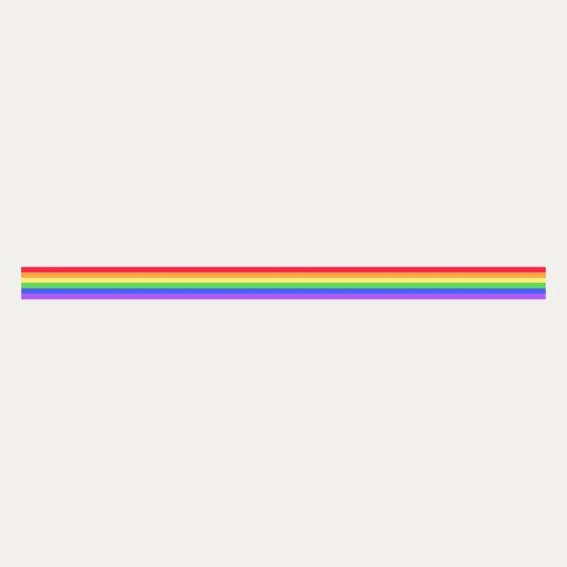 Rainbow Pride Stripe LGBTQIA+