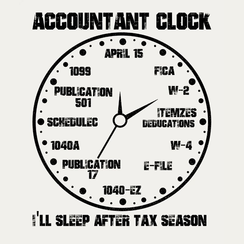 Drôle d’horloge comptable CPA Comptabilité