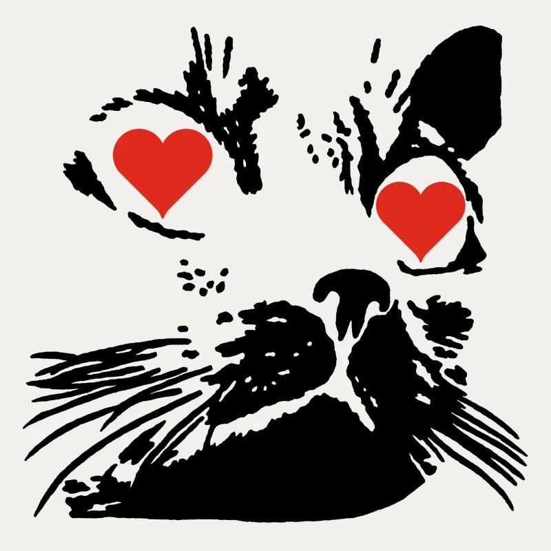Die Liebe einer schwarzen Katze