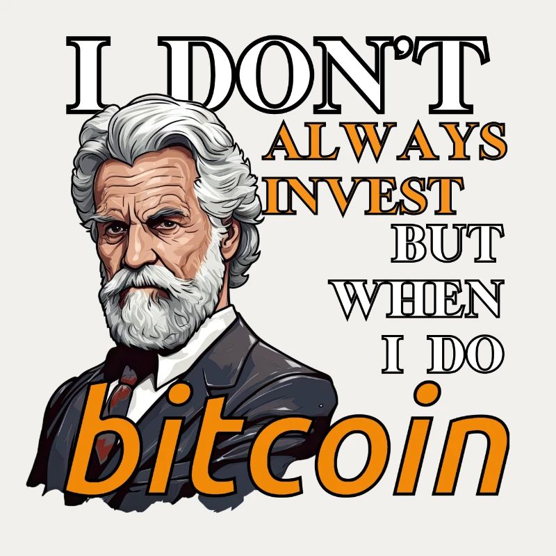 Bitcoin-Grafik | Krypto-Sprichwort | Krypto-Merch
