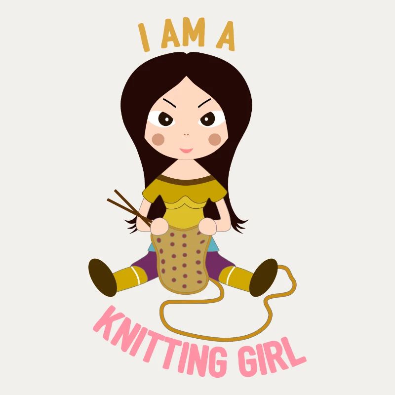 Ich bin ein Strickmädchen