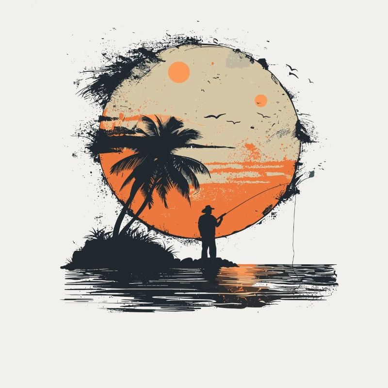 Fischen Grafik