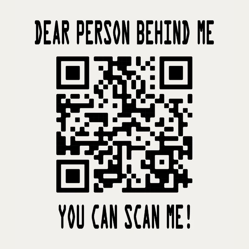 Scan me QR code for motivation