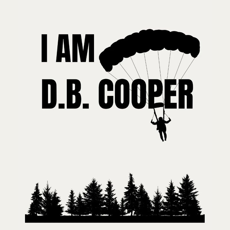 Ich bin D.B. Cooper Hijack Skydive 1971 Fallschirmspringer