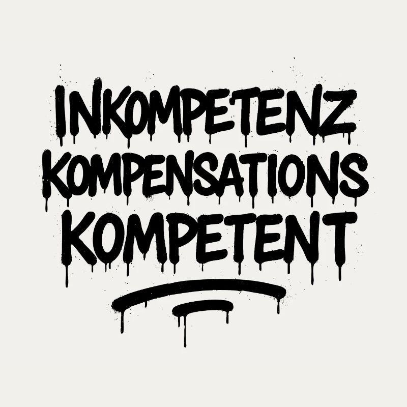 Inkompetenz Kompensations Kompetenz – Büro Spruch