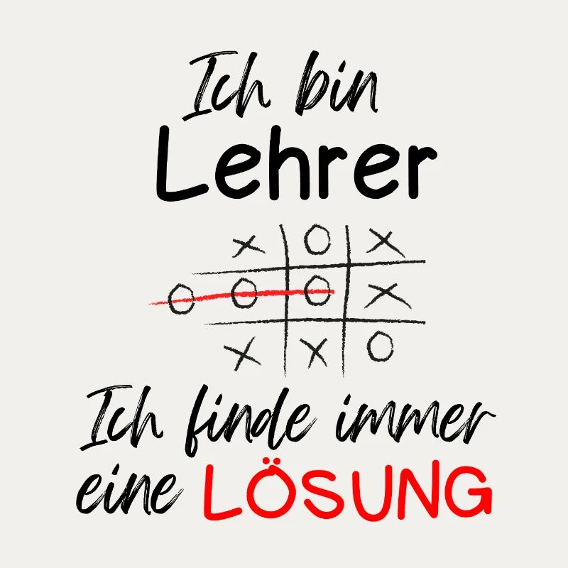 Ich Bin Lehrer Finde Immer Eine Lösung Geschenk