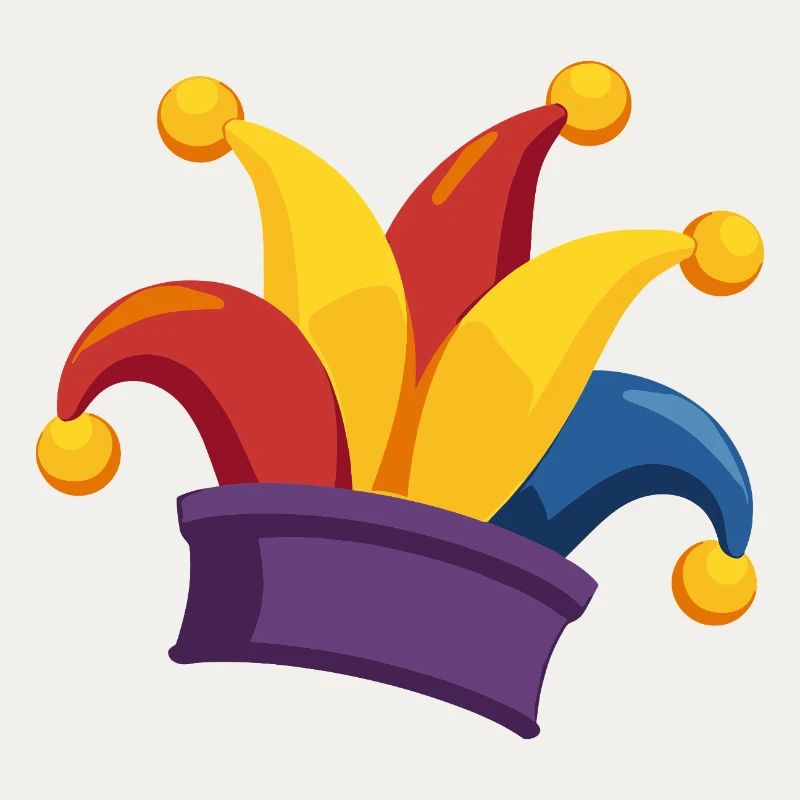 Classique bonnet de fou pour le carnaval et le carnaval