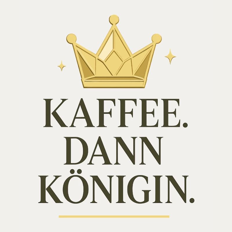 kaffee dann königin, kaffeekrone