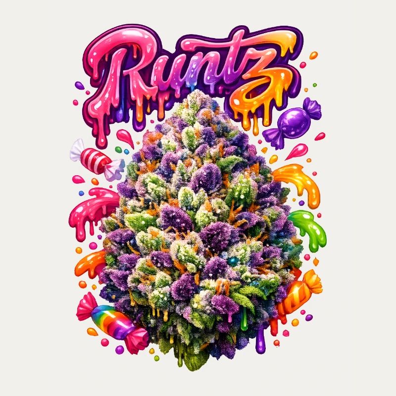 Runtz Candy Graffiti Kunstdruck