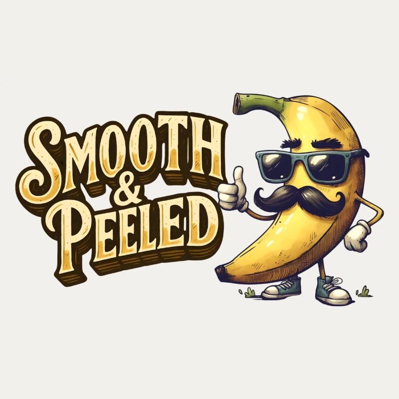 Banane mit Stil