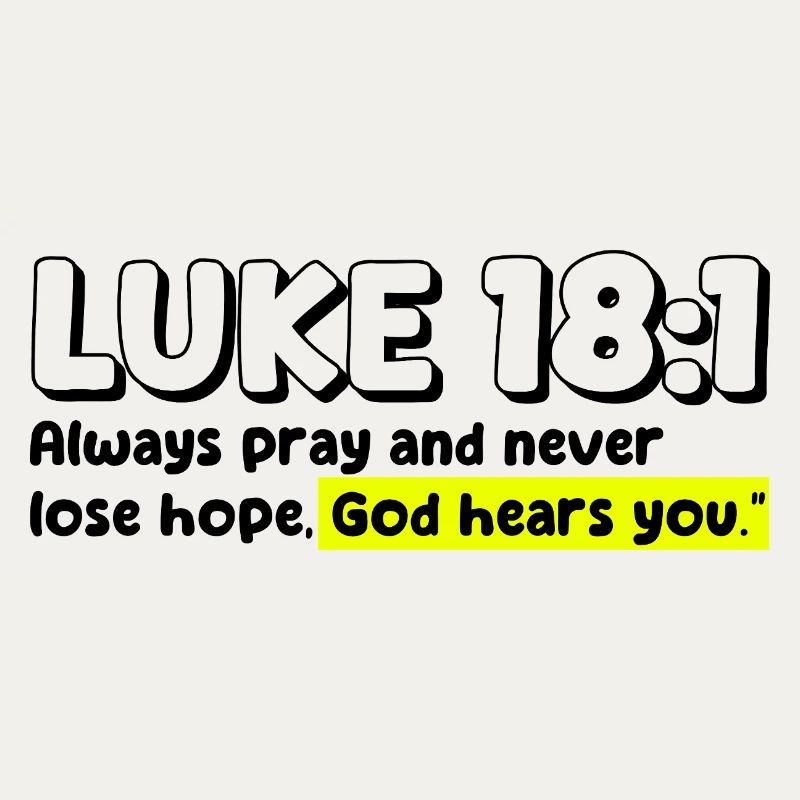Luc 18:1 | Citation de la Bible